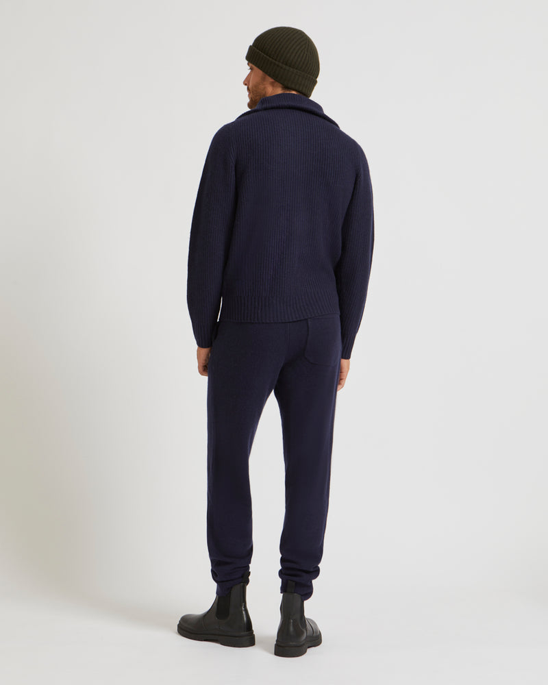 Knit track pants-Yves Salomon-Winter sale & boxing day