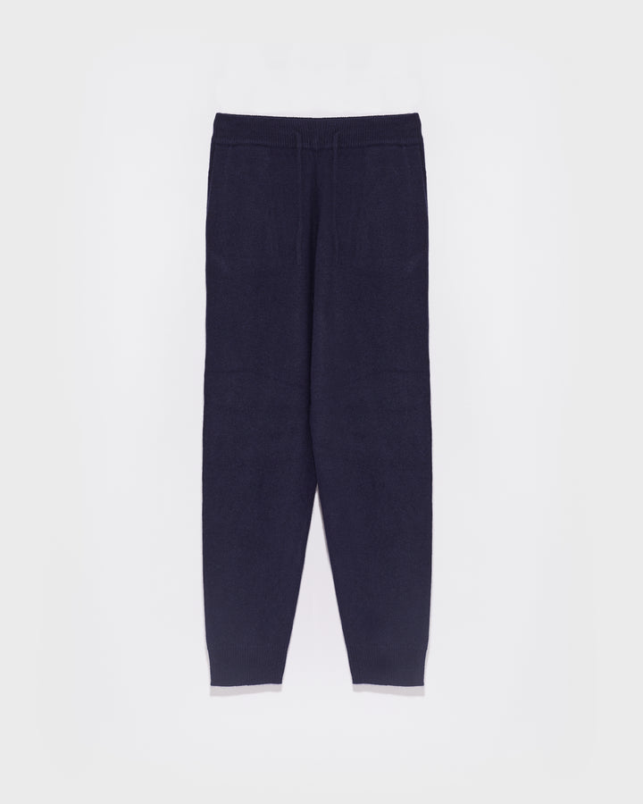 Knit track pants-Yves Salomon-Winter sale & boxing day