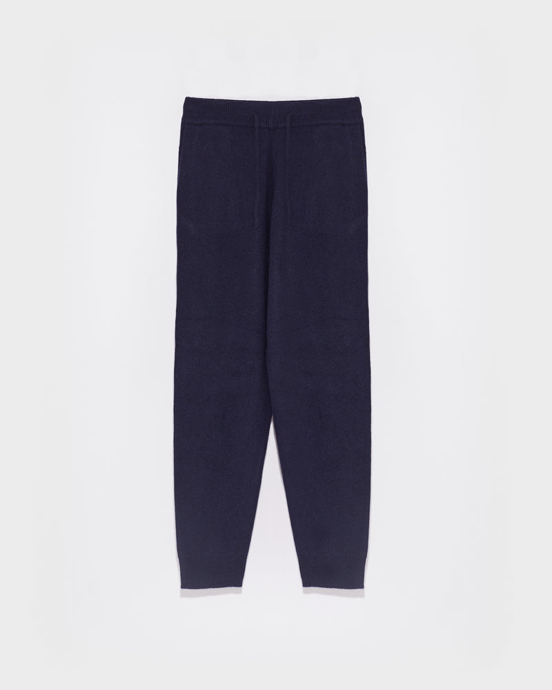 Knit track pants-Yves Salomon-Winter sale & boxing day