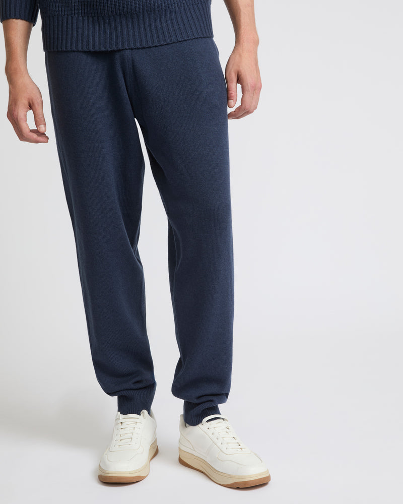 Knit track pants-Yves Salomon-Winter sale & boxing day