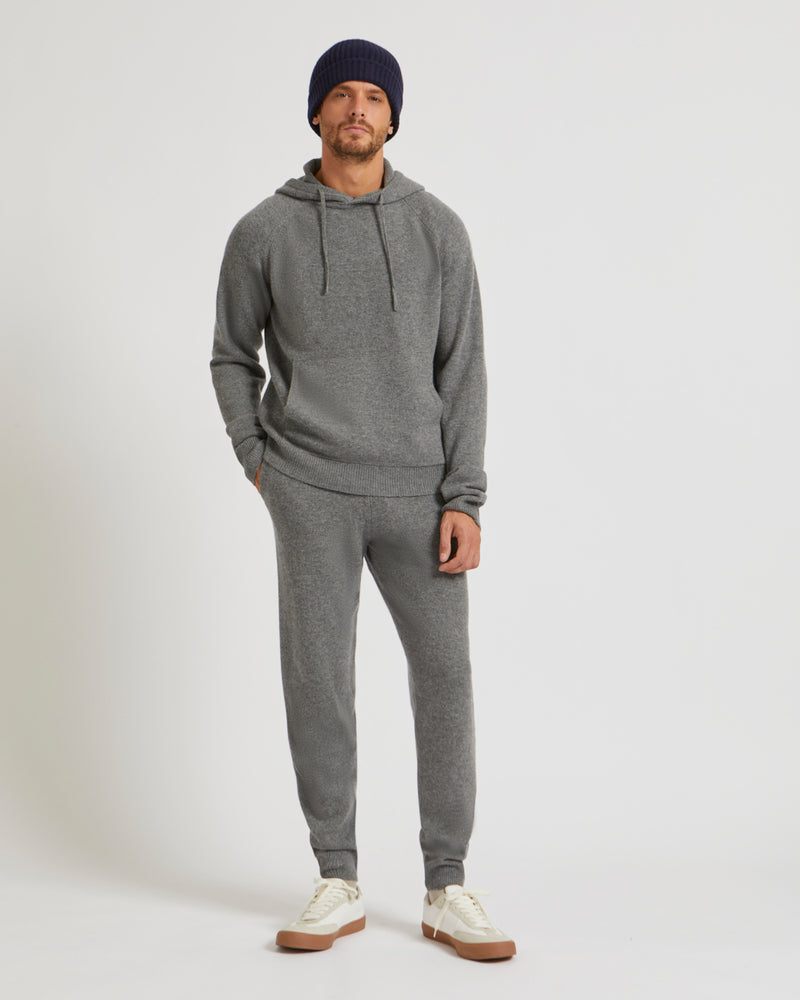 Knit track pants-Yves Salomon-Winter sale & boxing day
