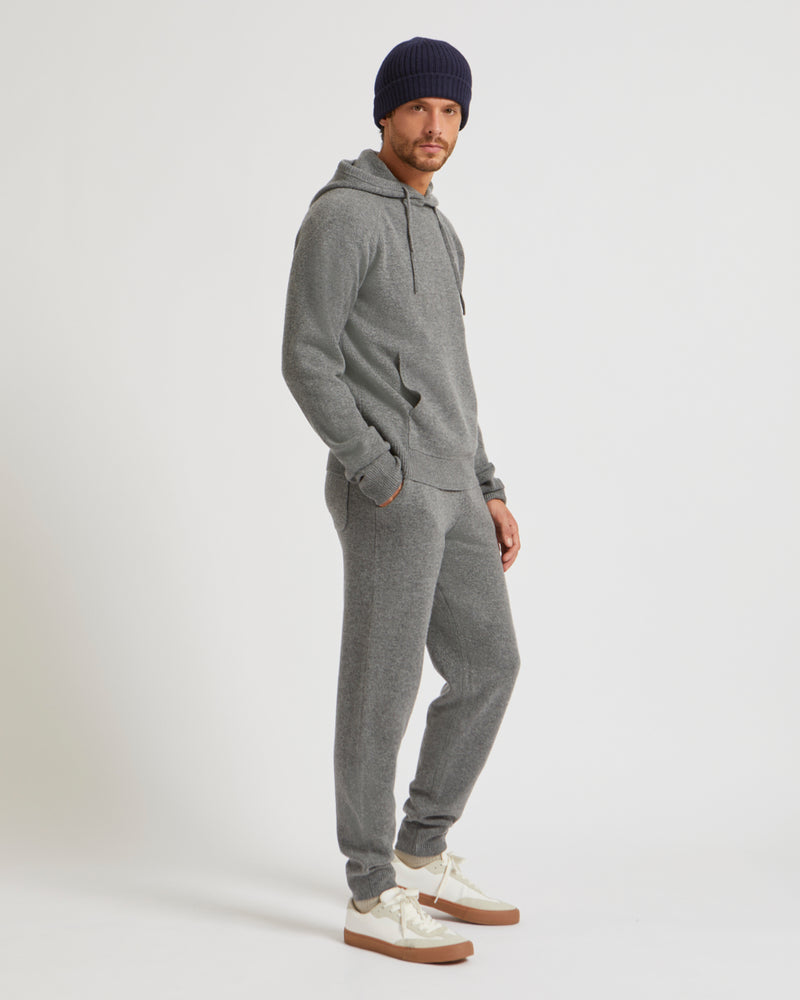 Knit track pants-Yves Salomon-Winter sale & boxing day