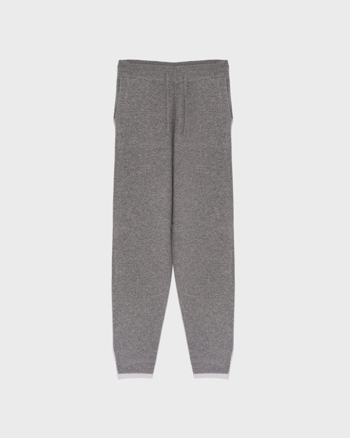 Knit track pants-Yves Salomon-Winter sale & boxing day