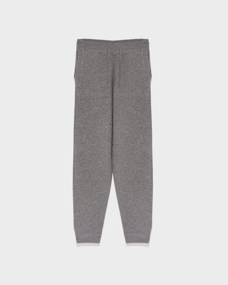 Knit track pants-Yves Salomon-Winter sale & boxing day