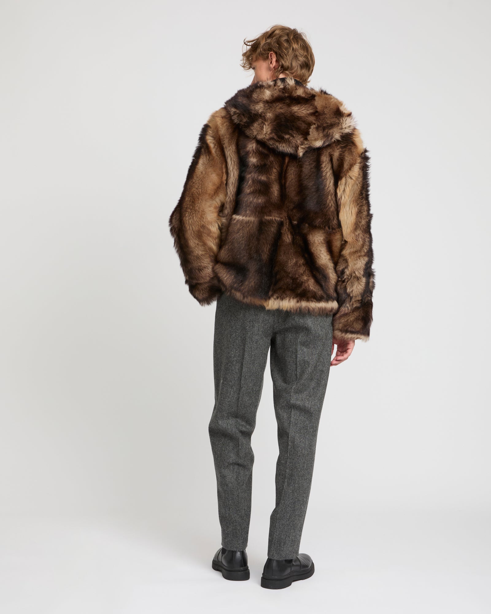 Reversible Toscana lambskin hoodie -Yves Salomon