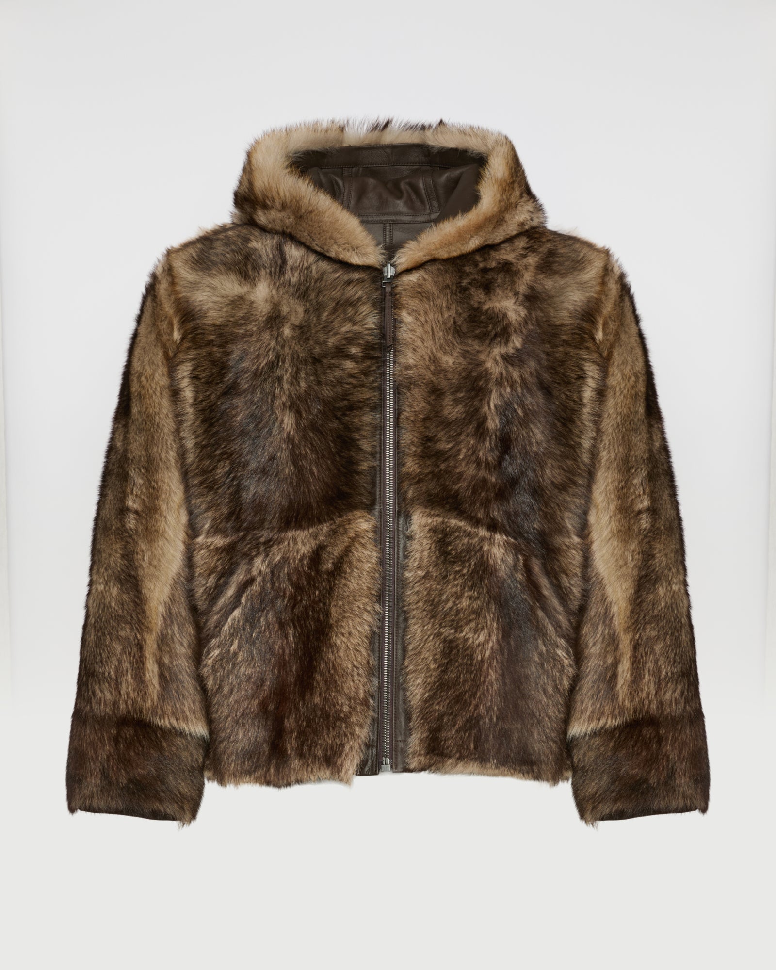 Reversible Toscana lambskin hoodie -Yves Salomon