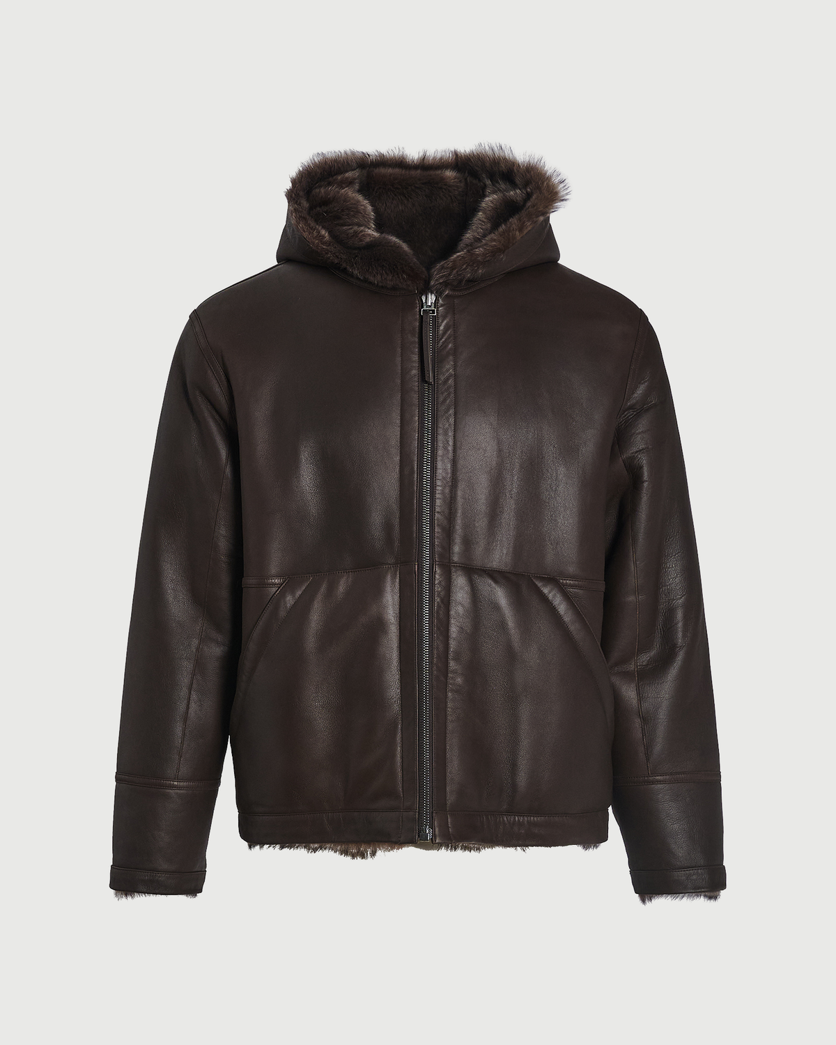 Reversible Toscana lambskin hoodie - Yves Salomon - New Fall Winter Collection