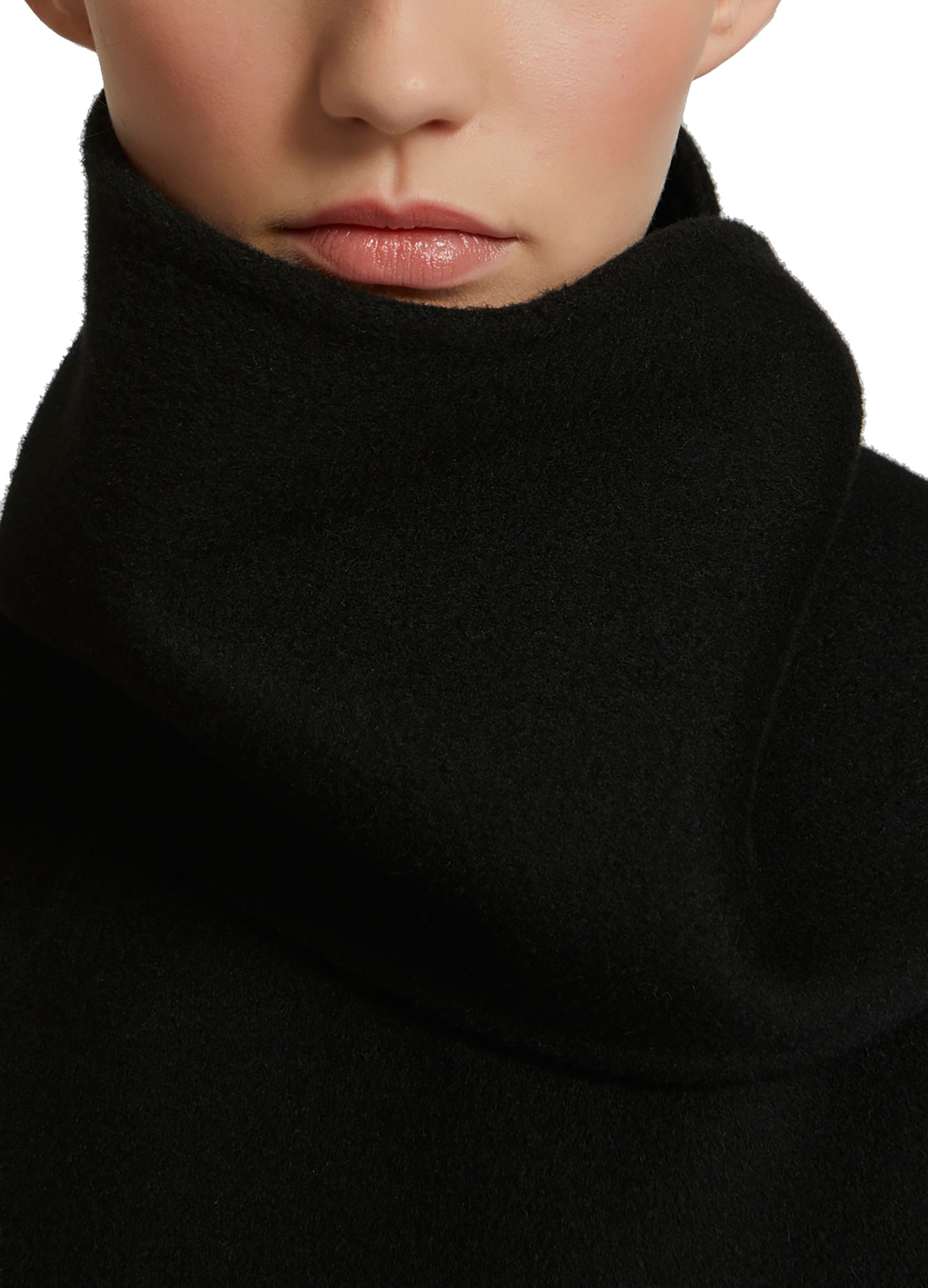 Cashmere wool cape with mink fur -Yves Salomon