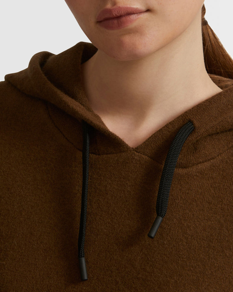 Knitted hoodie