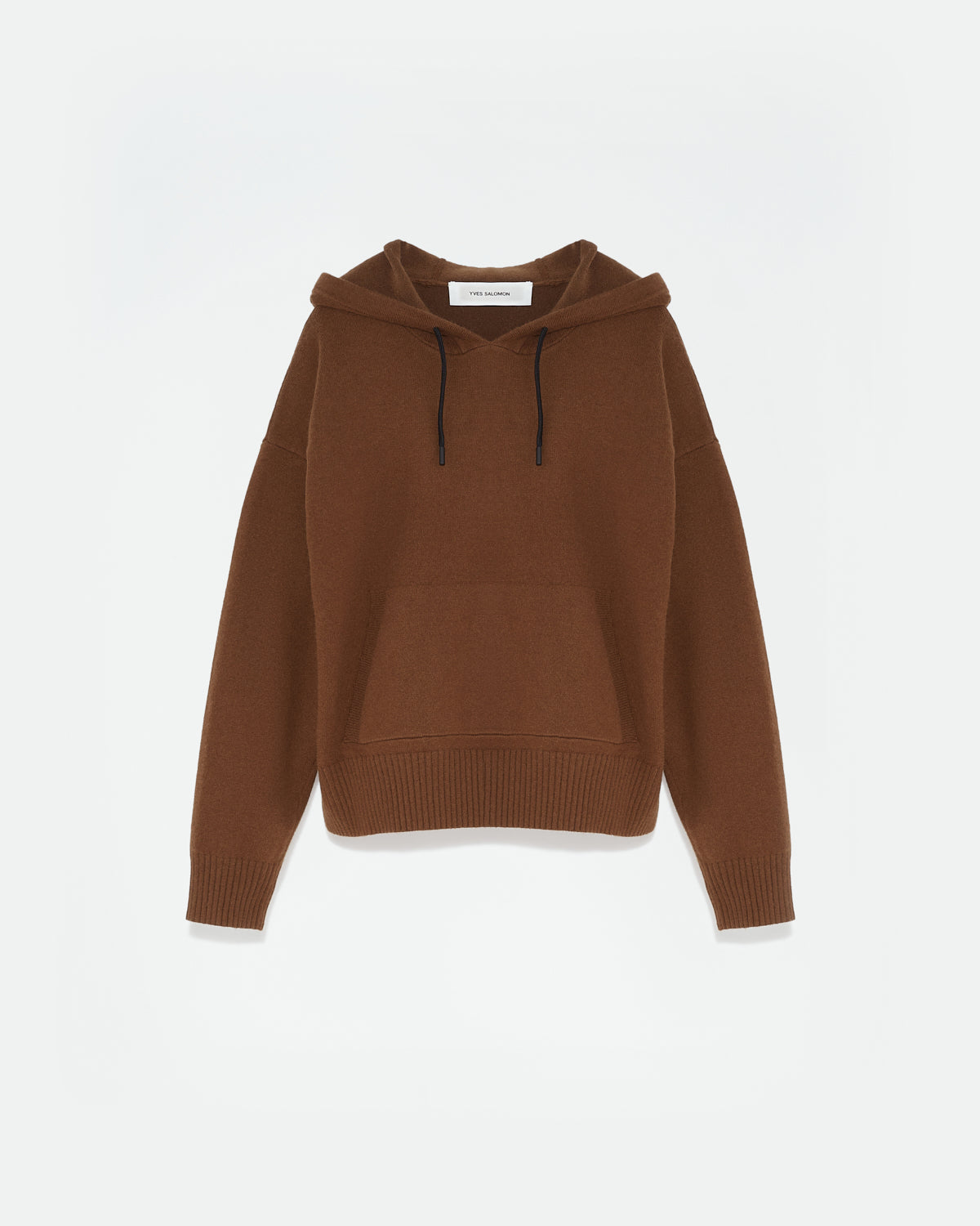 Knitted hoodie -Yves Salomon