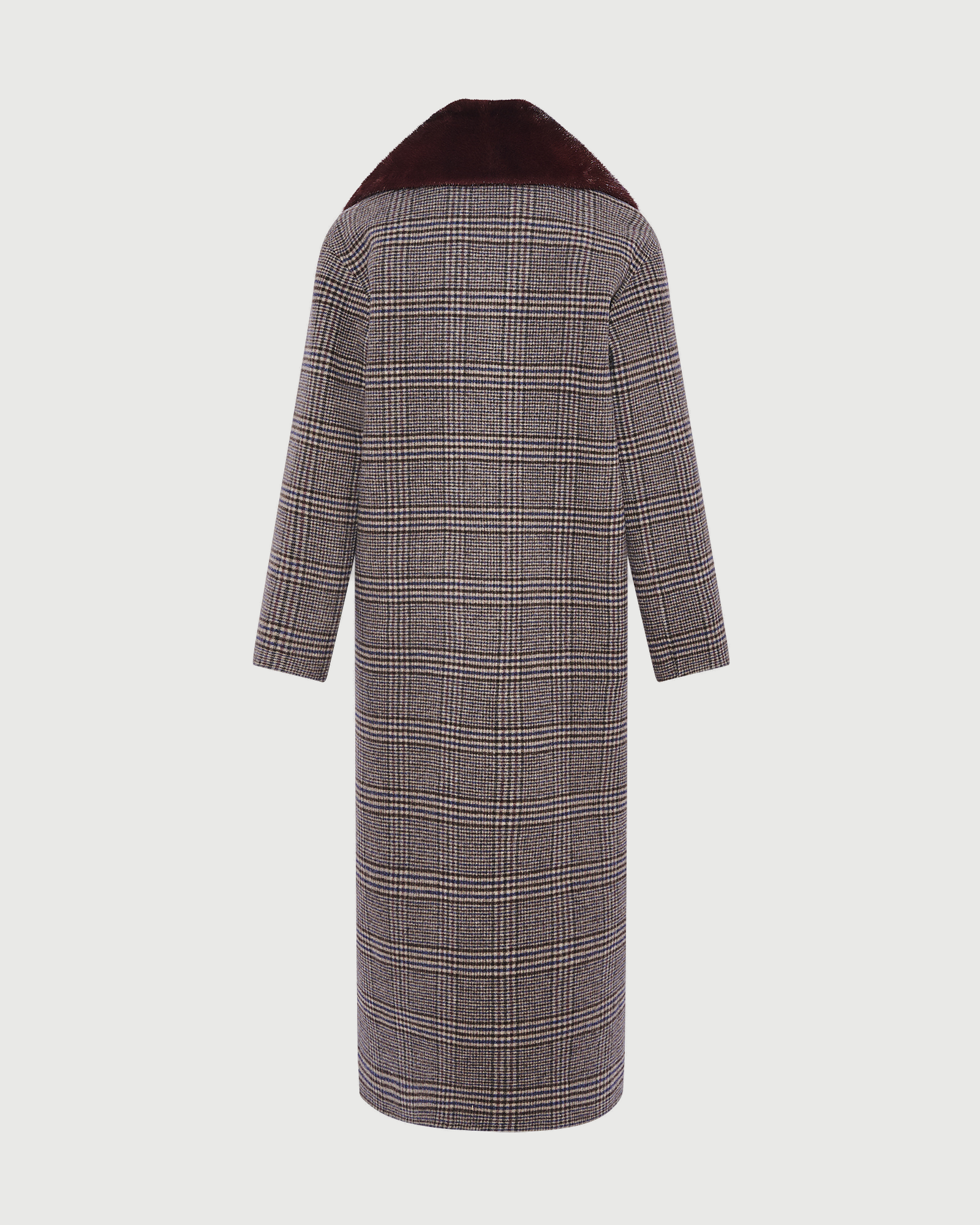  Long cashmere wool coat with mink fur collar - Yves Salomon - New Fall Winter Collection
