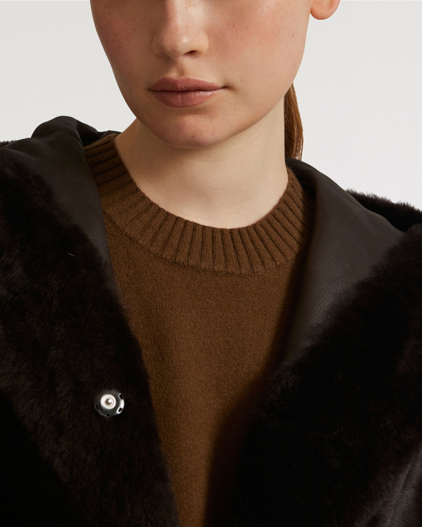 Winter sale & boxing day  -Long hooded shearling coat