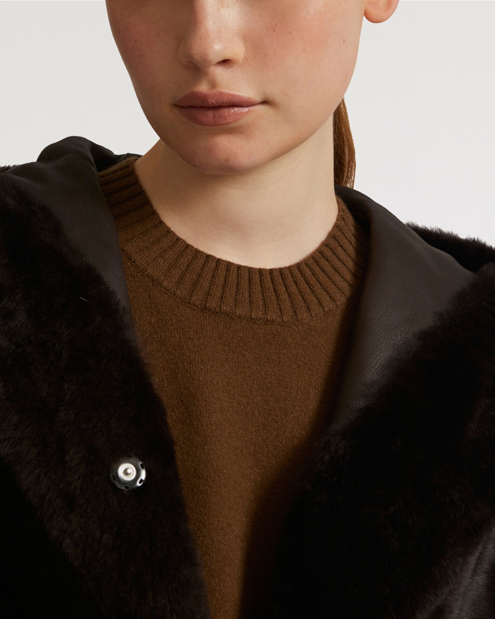 Winter sale & boxing day  -Long hooded shearling coat
