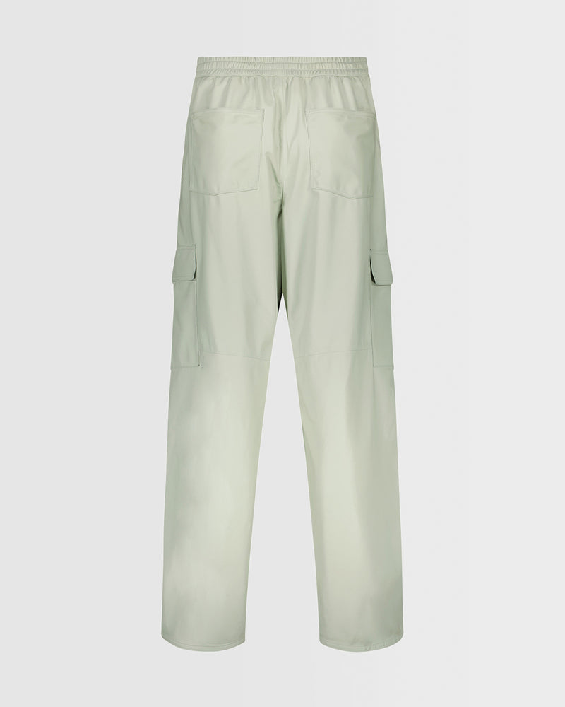 Cargo trousers in lamb leather