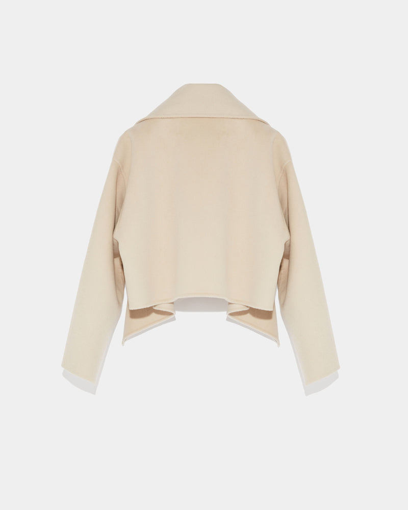 Cropped jacket in cashemere - Yves Salomon