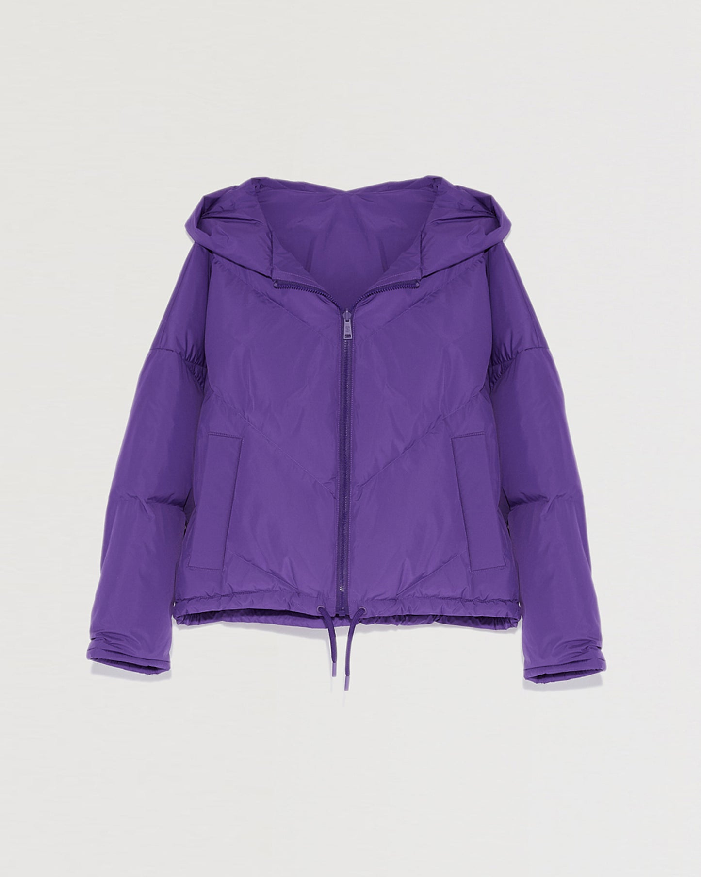 Reversible oversized down jacket waterproof technical fabric-Yves Salomon-Winter sale & boxing day