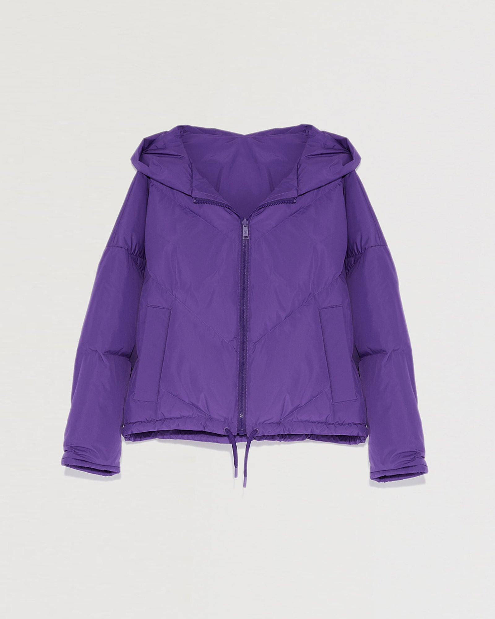Reversible oversized down jacket waterproof technical fabric-Yves Salomon-Winter sale & boxing day