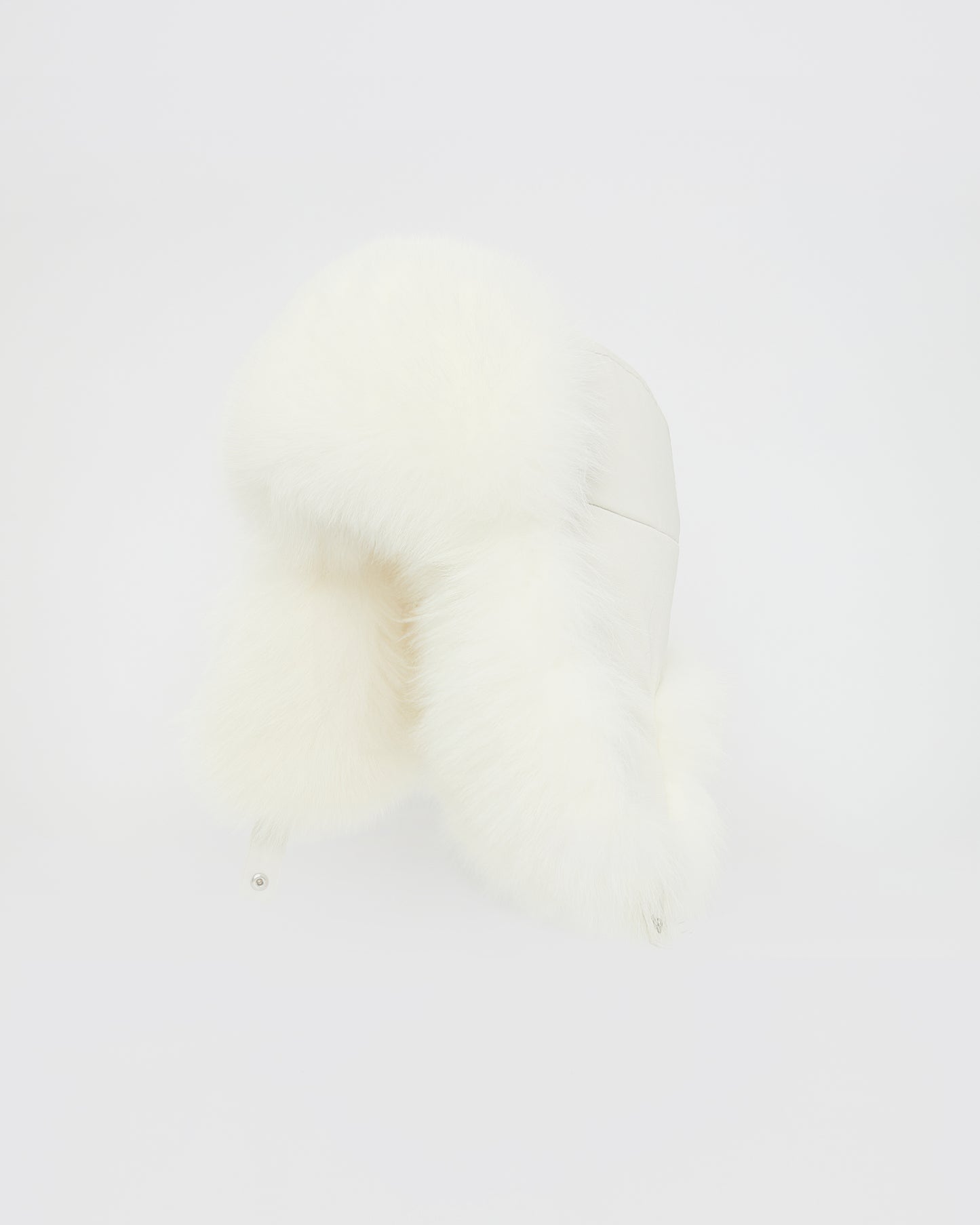 Technical fabric ushanka with fox fur -Yves Salomon