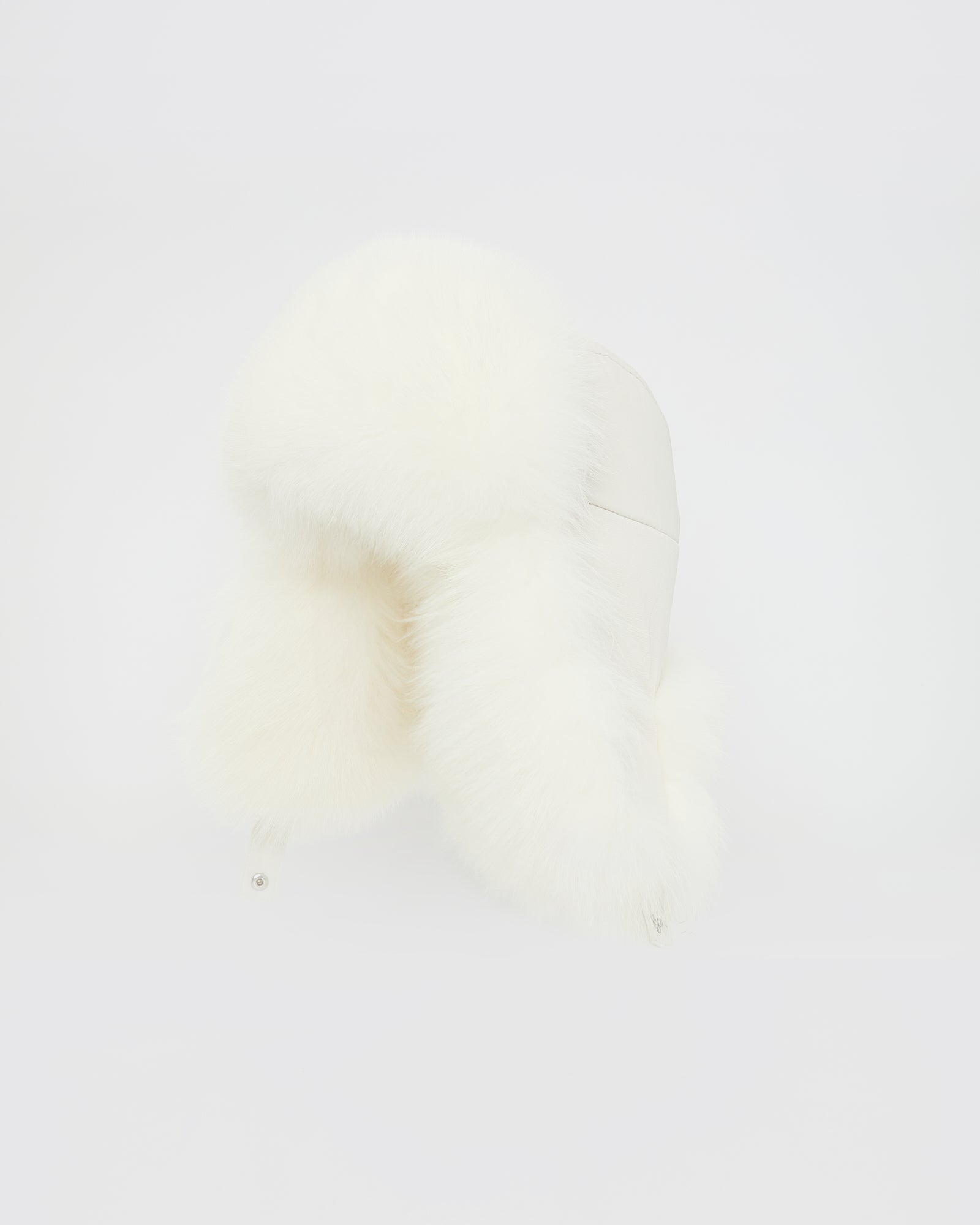 Technical fabric ushanka with fox fur -Yves Salomon