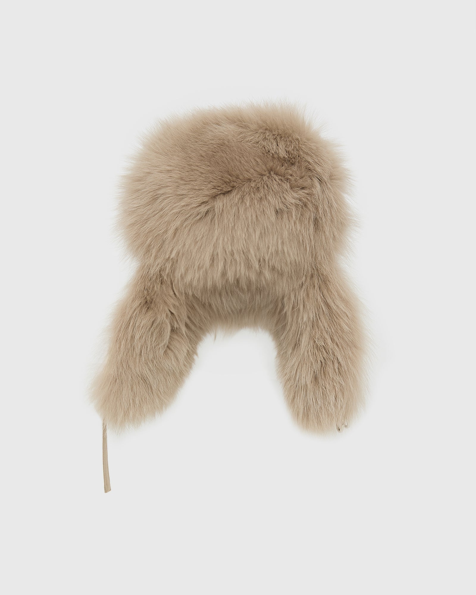 Technical fabric ushanka with fox fur -Yves Salomon