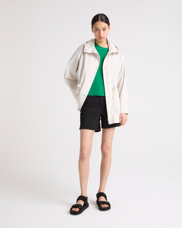 Summer sale -  Technical fabric parka - Yves Salomon