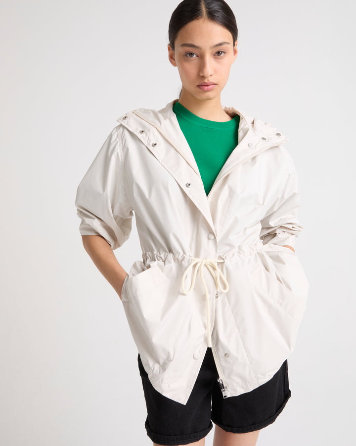 Summer sale -  Technical fabric parka - Yves Salomon
