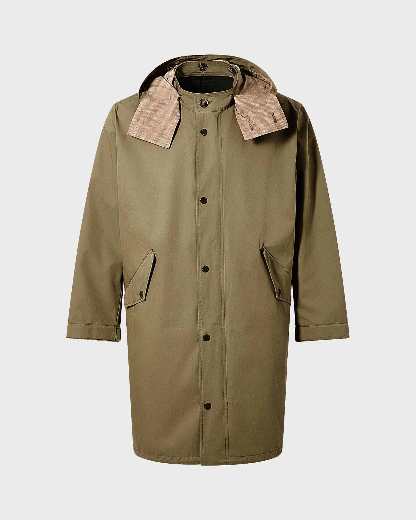 Waterproof cotton-blend parka