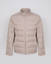 Loro Piana wool-silk fabric down jacket
