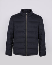 Loro Piana wool-silk fabric down jacket