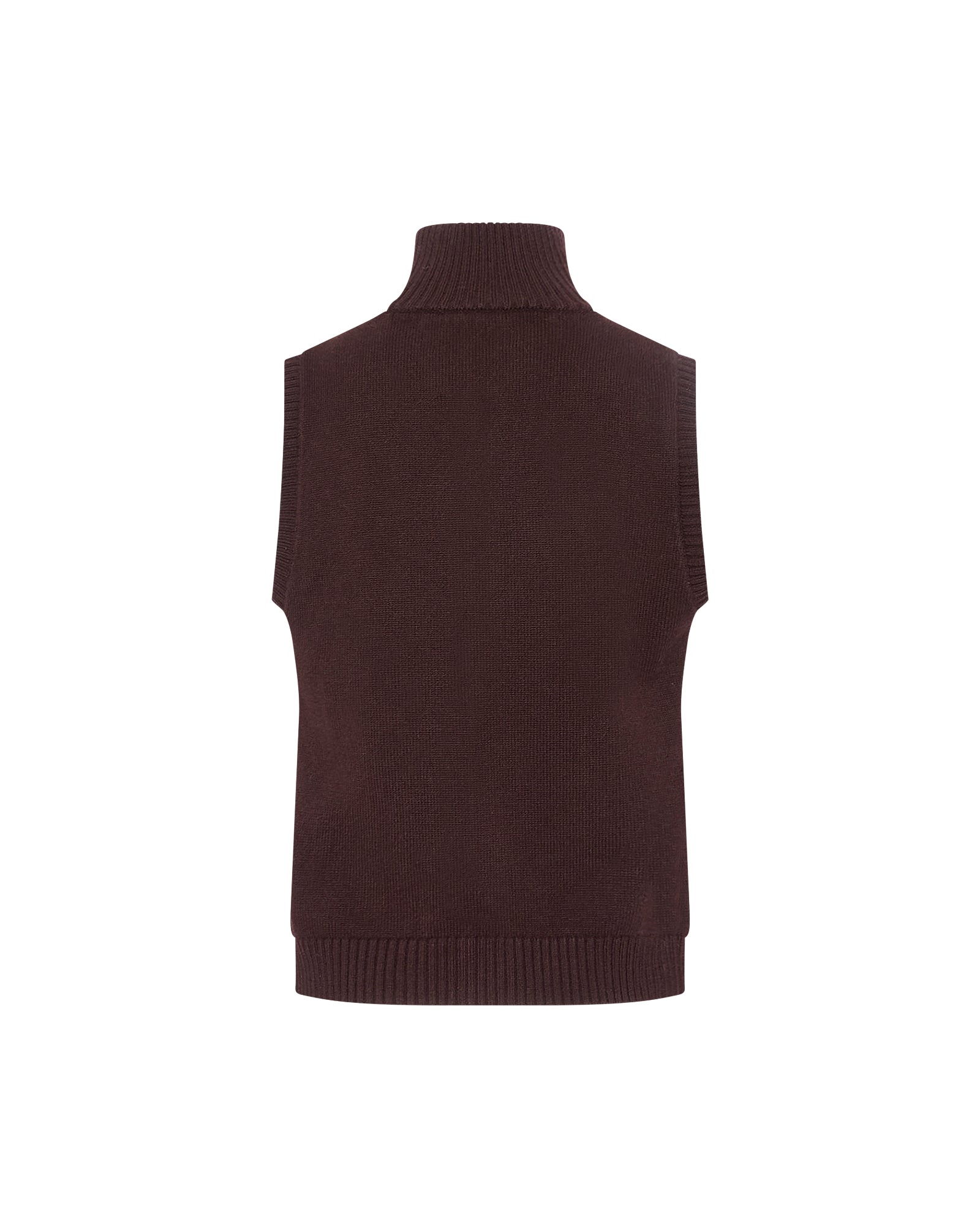 Merino knit and mink fur gilet -Yves Salomon