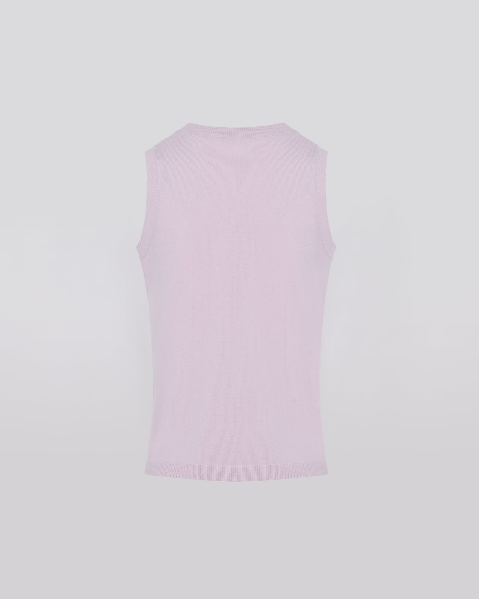 Summer sale -  Wool-cashmere knit tank top - Yves Salomon