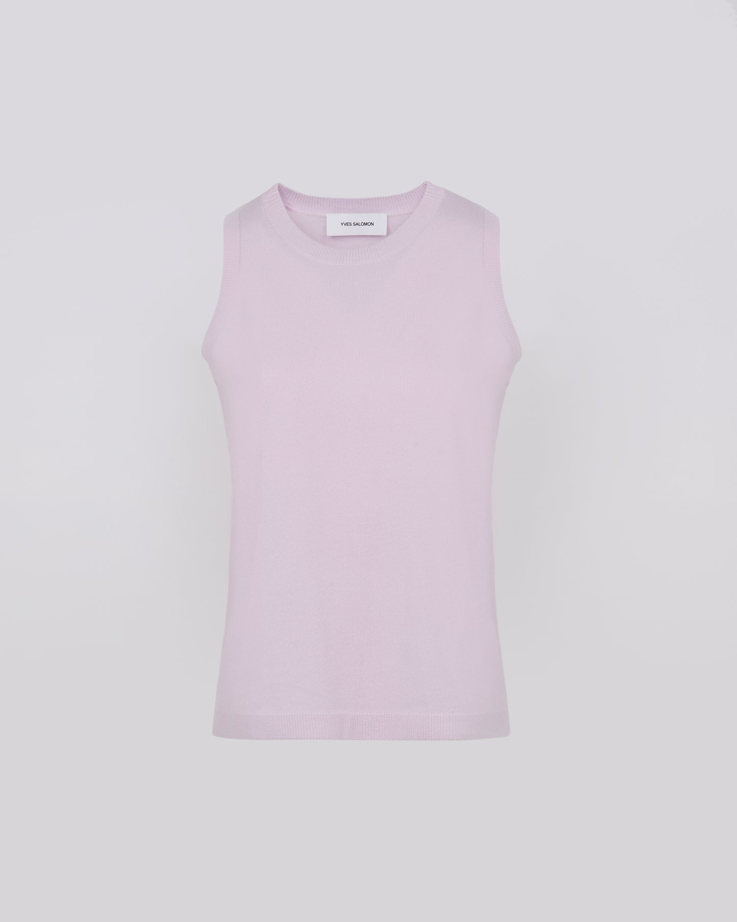 Summer sale -  Wool-cashmere knit tank top - Yves Salomon