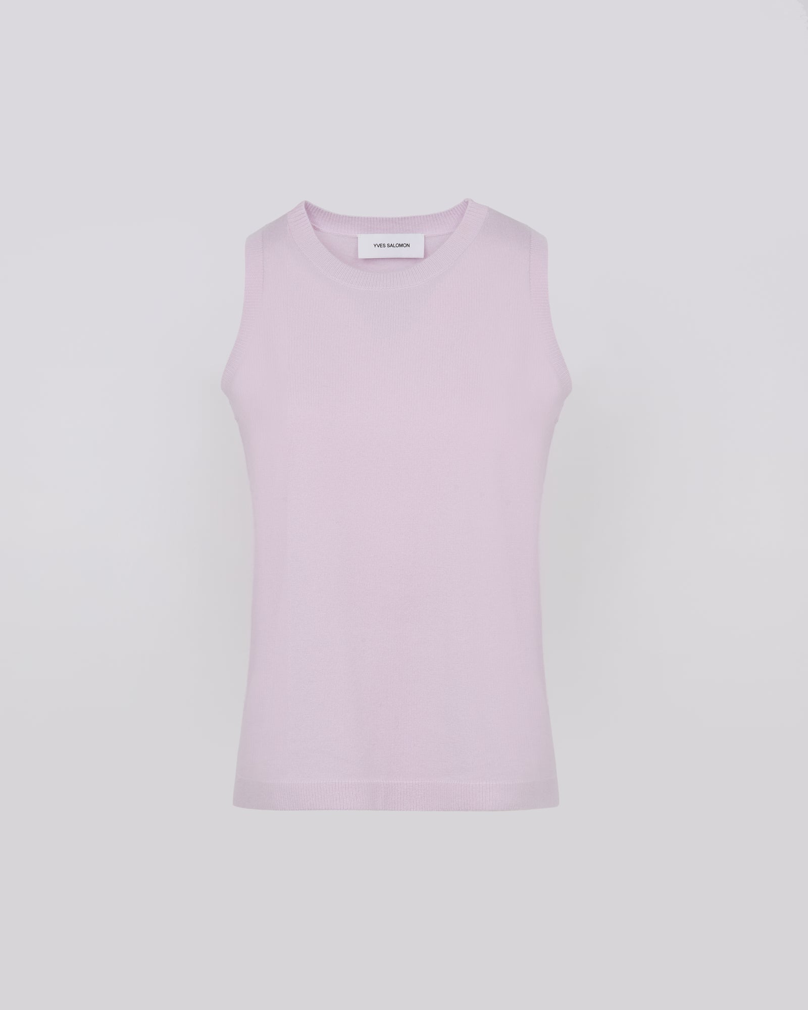 Summer sale -  Wool-cashmere knit tank top - Yves Salomon