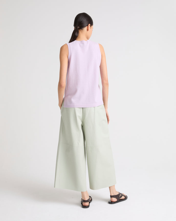 Summer sale -  Wool-cashmere knit tank top - Yves Salomon