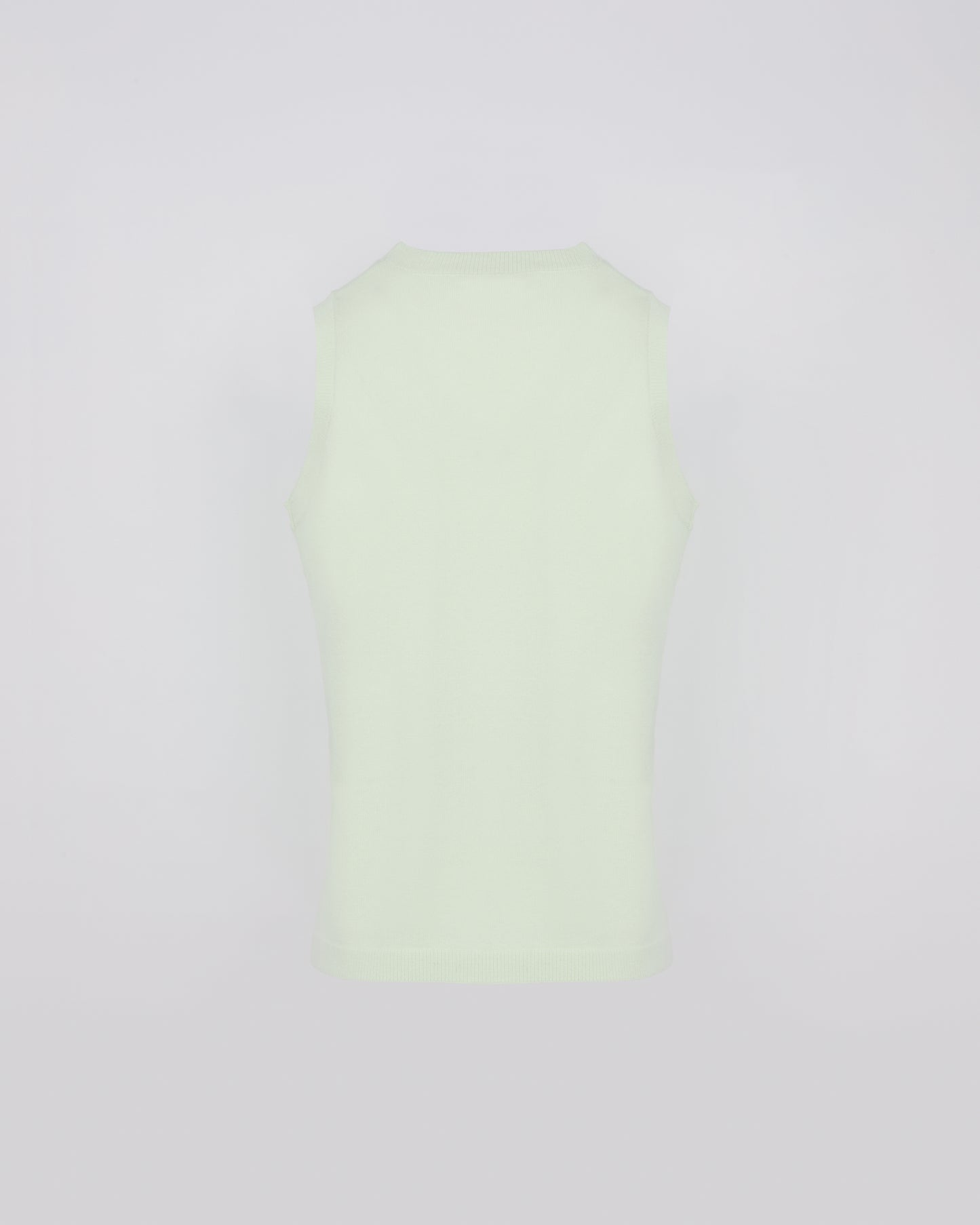 Summer sale -  Wool-cashmere knit tank top - Yves Salomon