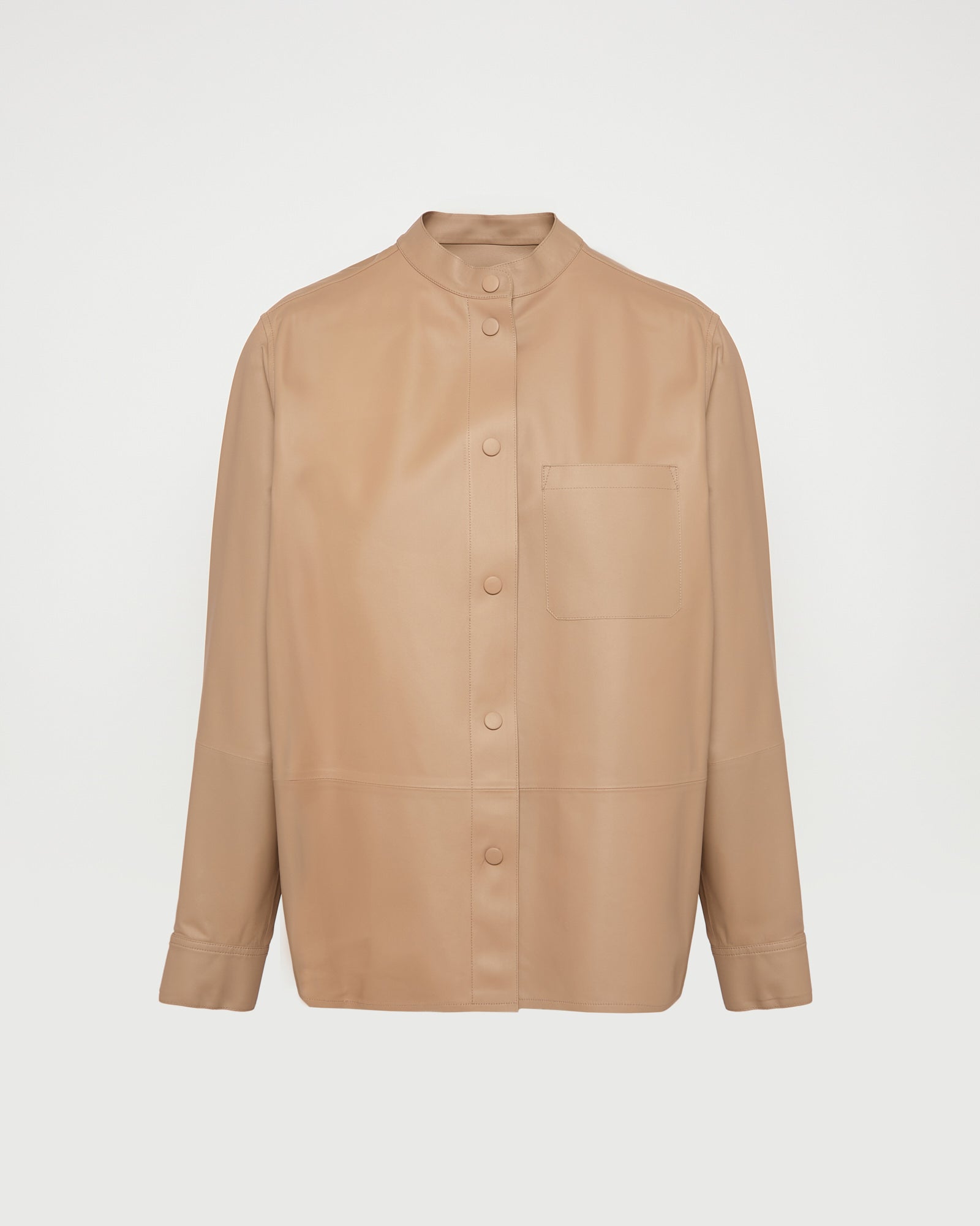 Supple lambskin shirt -Yves Salomon - New spring summer collection