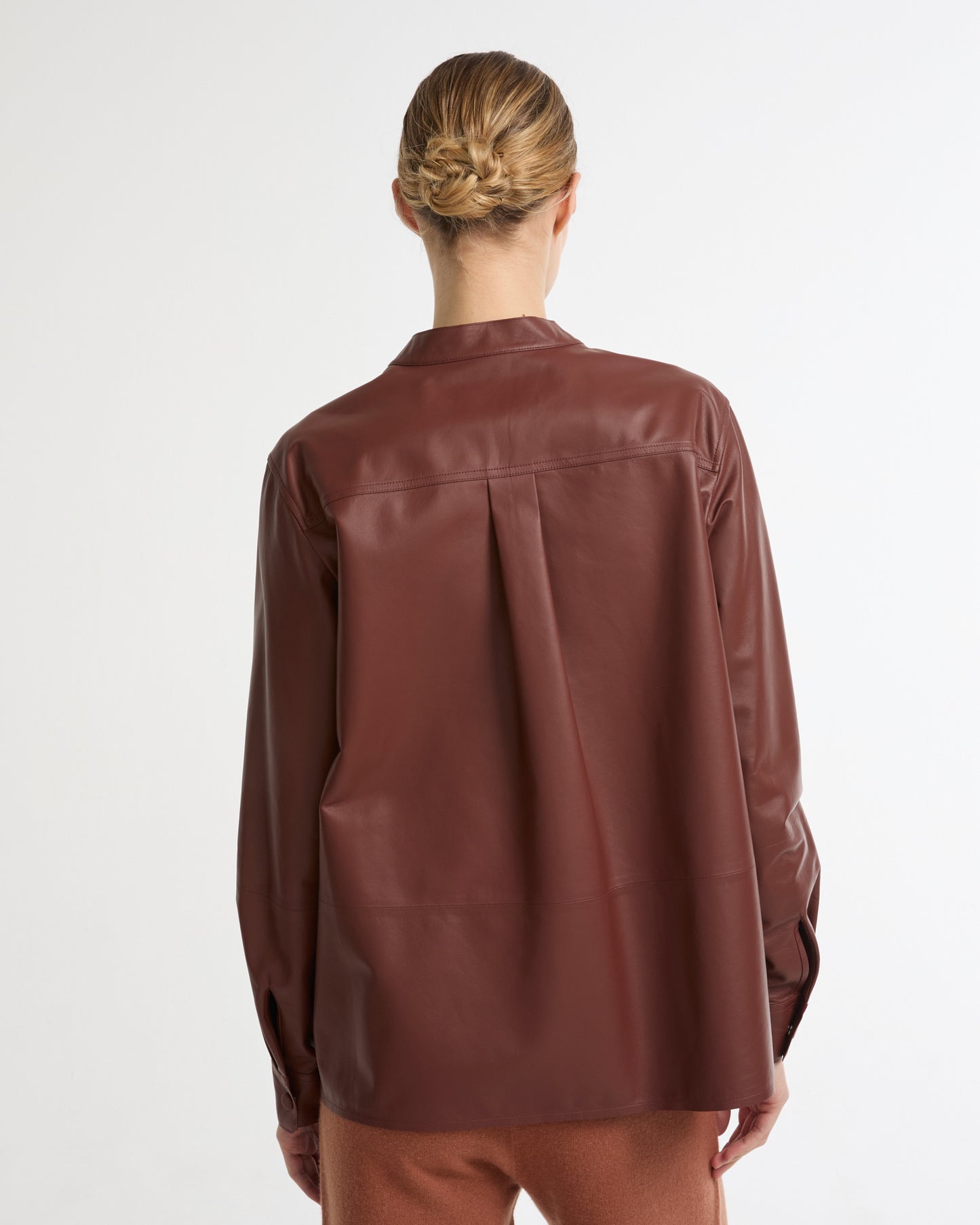 Supple lambskin shirt -Yves Salomon - New spring summer collection