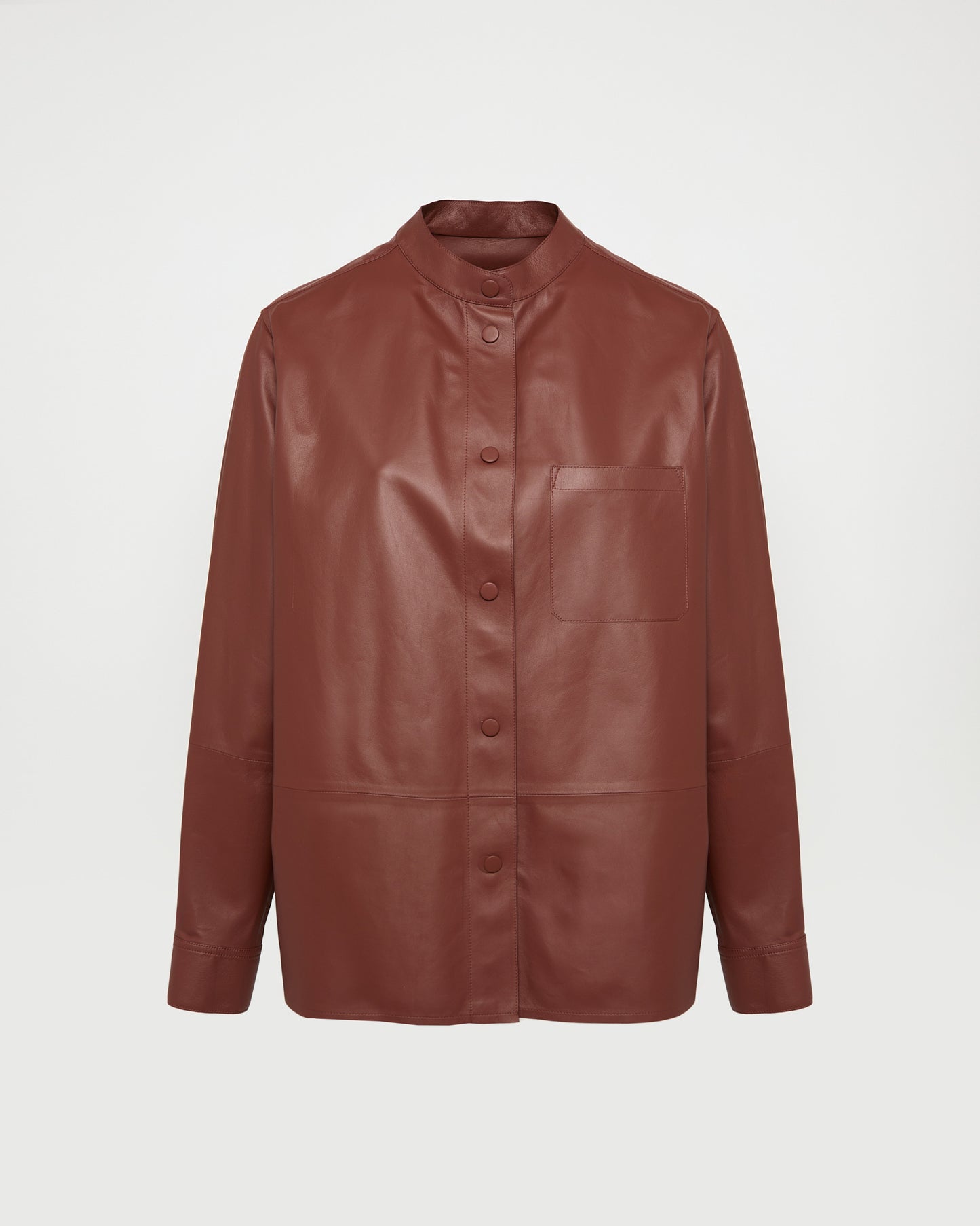 Supple lambskin shirt -Yves Salomon - New spring summer collection