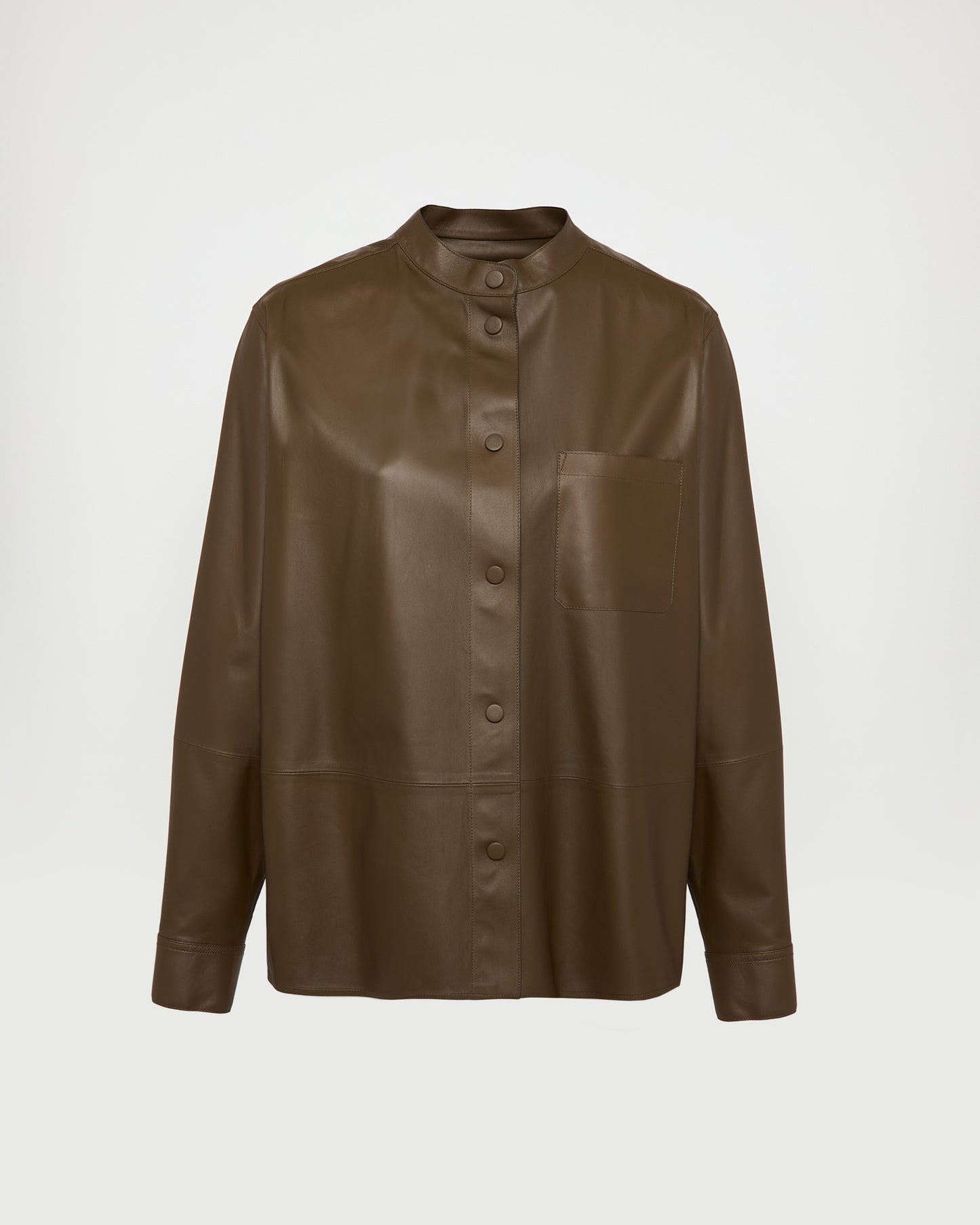 Supple lambskin shirt -Yves Salomon - New spring summer collection