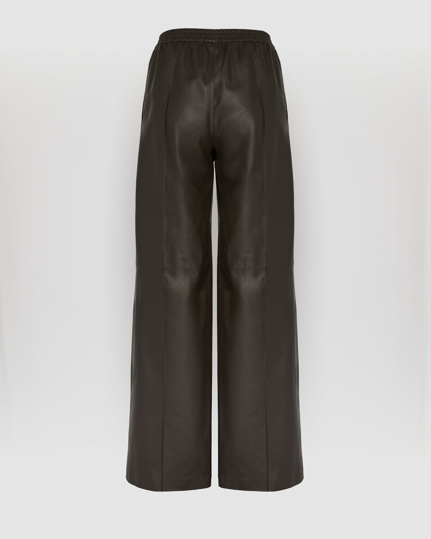 Fine lamb leather loose trousers -Yves Salomon