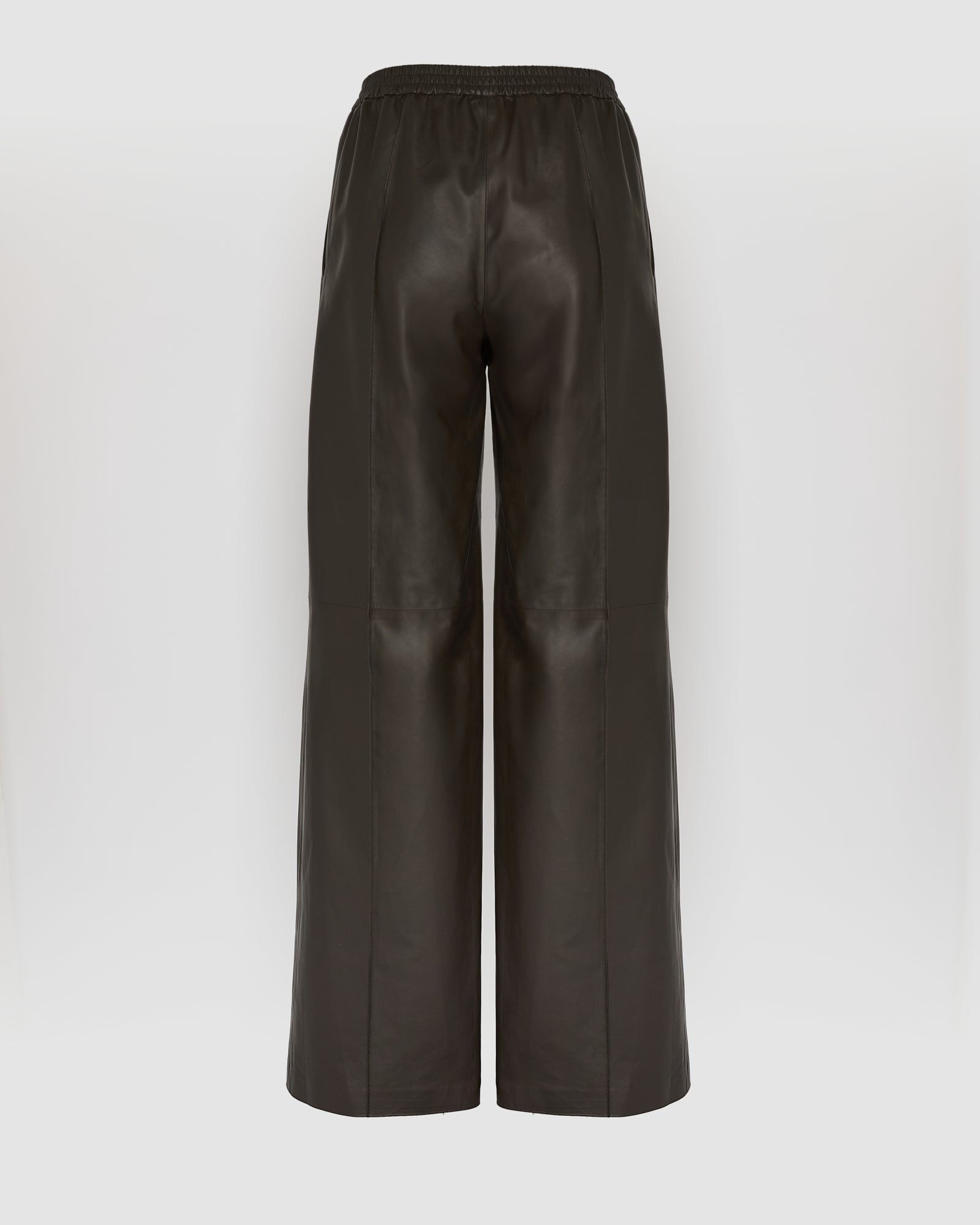 Fine lamb leather loose trousers -Yves Salomon