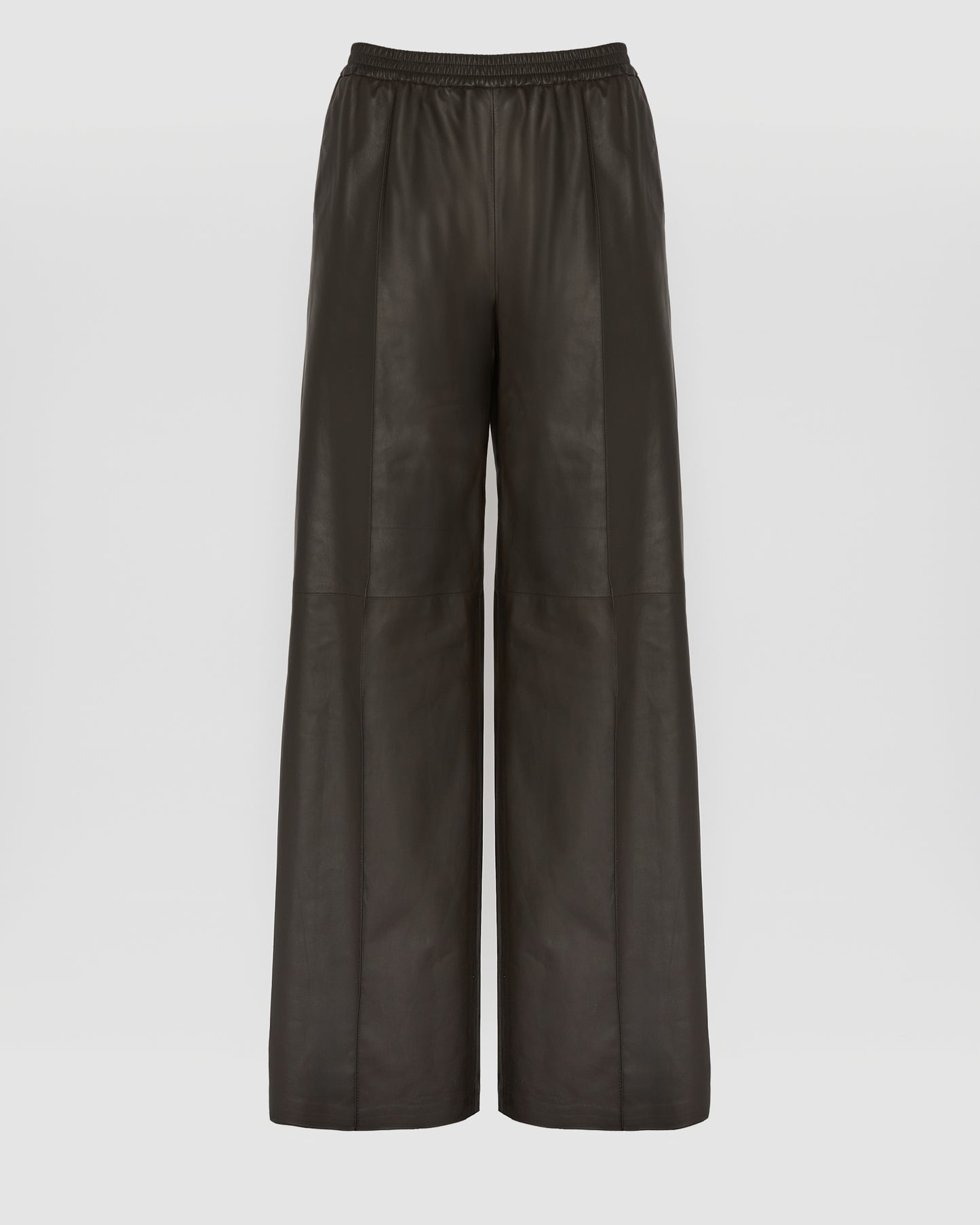 Fine lamb leather loose trousers -Yves Salomon