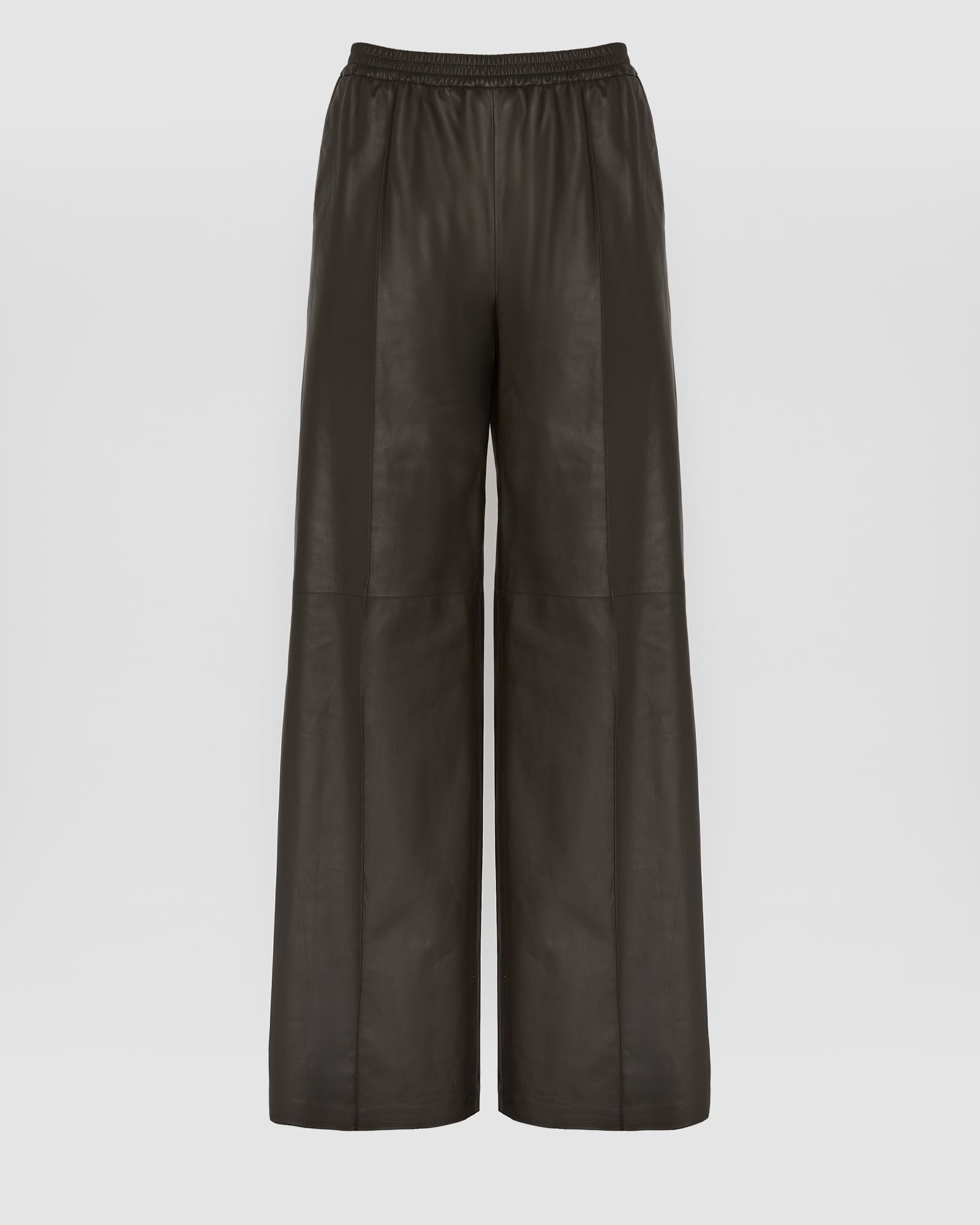 Fine lamb leather loose trousers -Yves Salomon