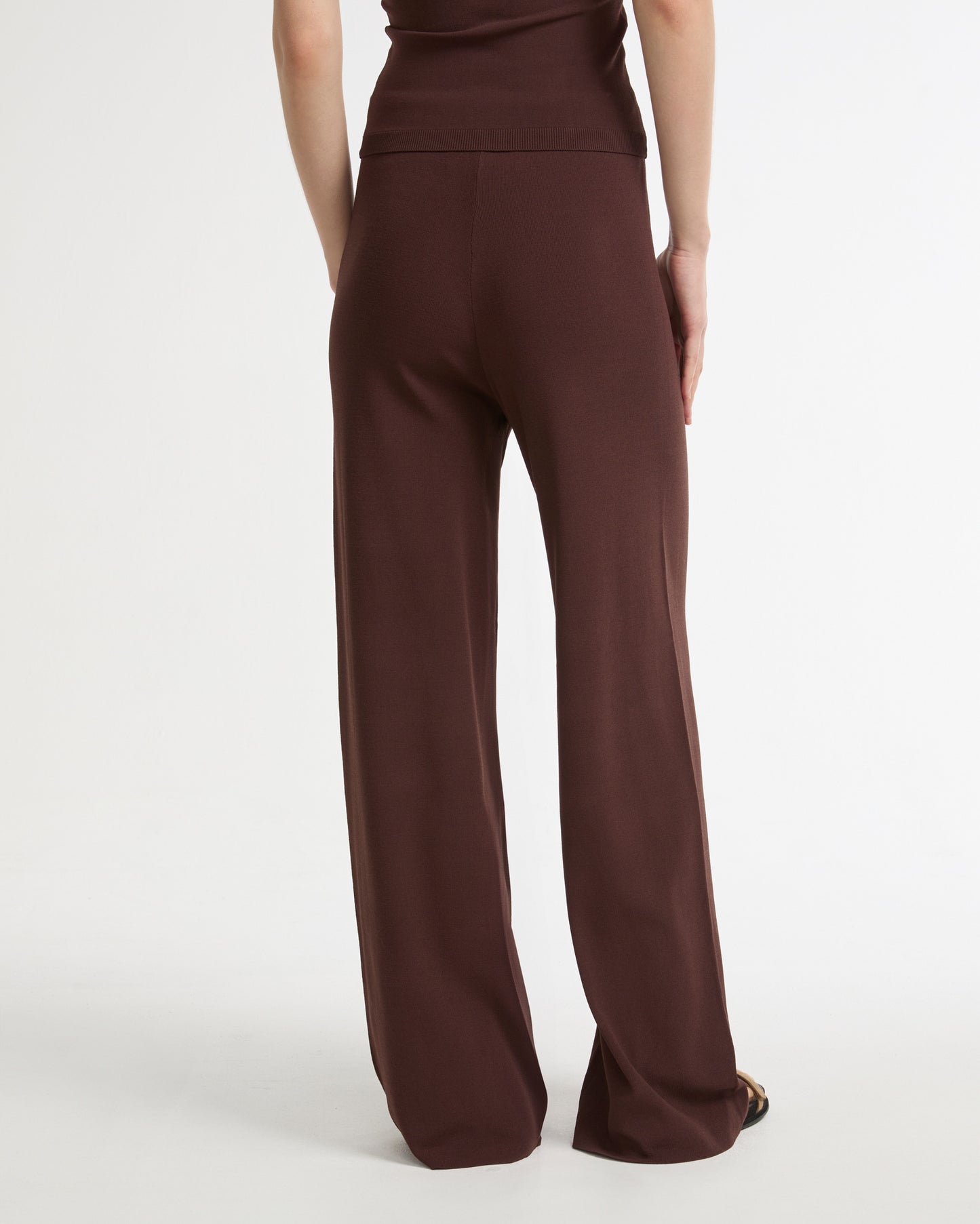 Knitted wide leg trousers -Yves Salomon - New spring summer collection