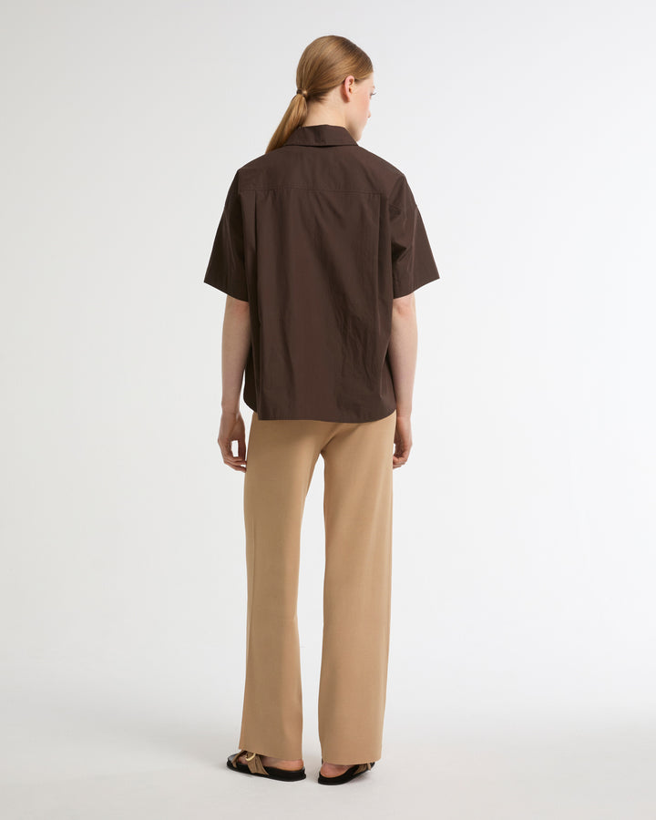 Knitted wide leg trousers -Yves Salomon - New spring summer collection