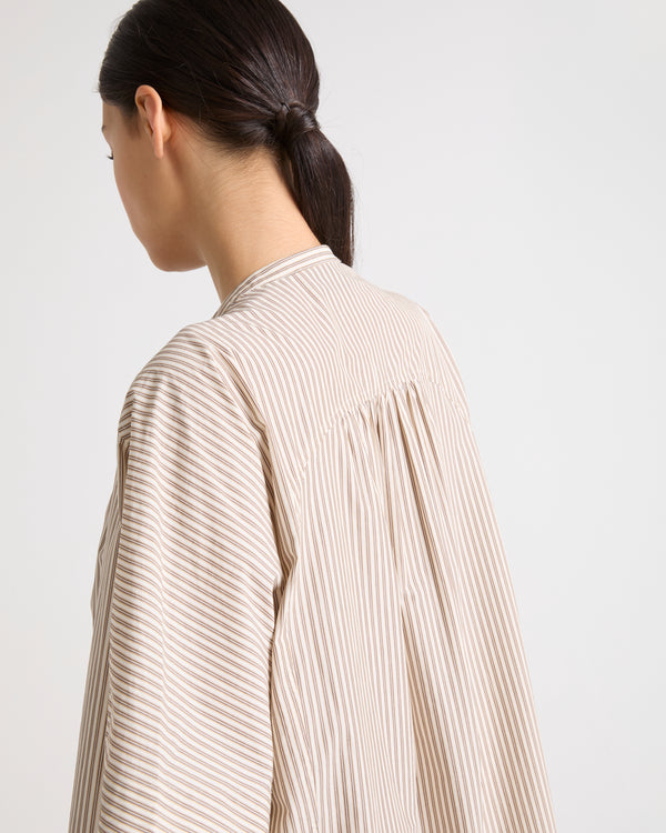 Cotton poplin kaftan dress
