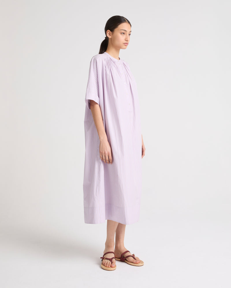 Cotton poplin kaftan dress