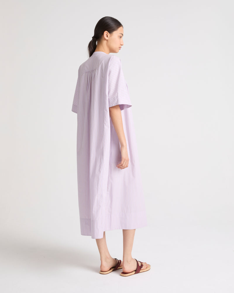 Cotton poplin kaftan dress