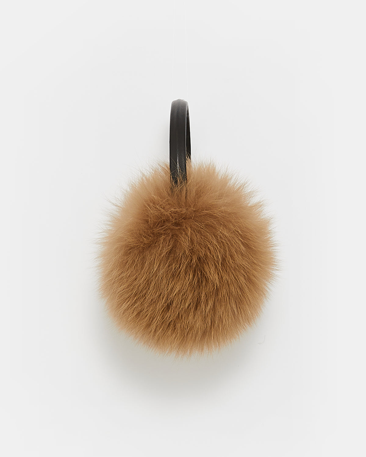 Fox fur earmuffs