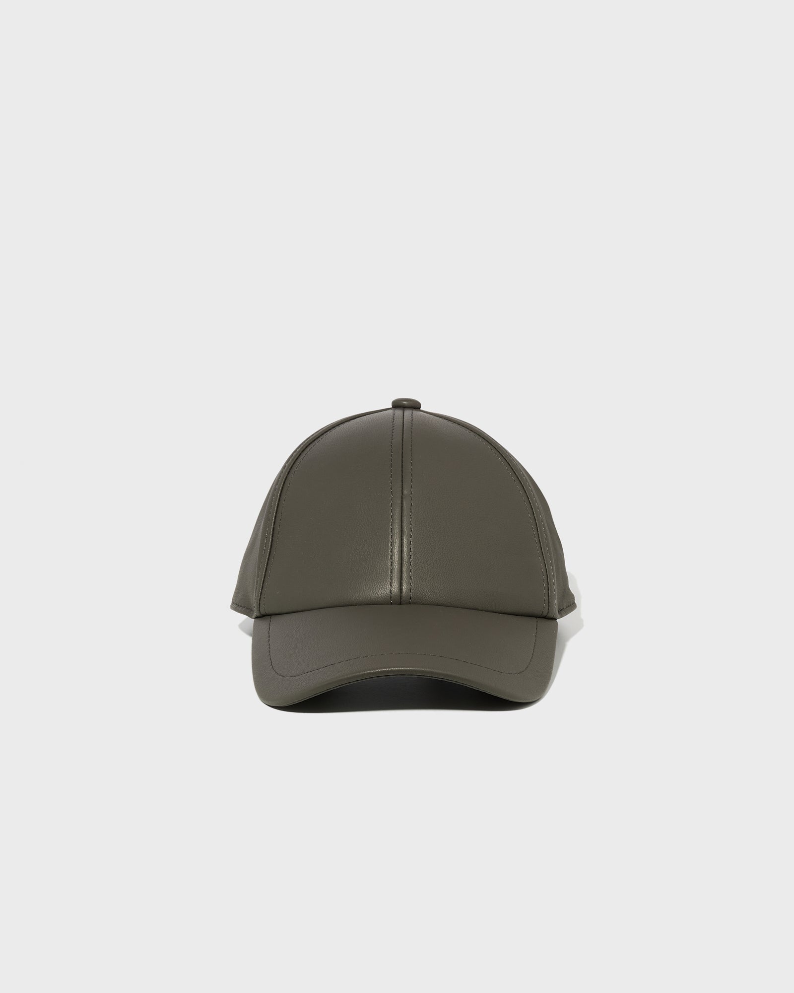 Leather cap -Yves Salomon